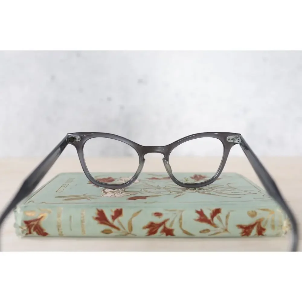 Vintage Artcraft Cateye Eyeglass 1960s Rockabilly Pinup Preppy USA Made